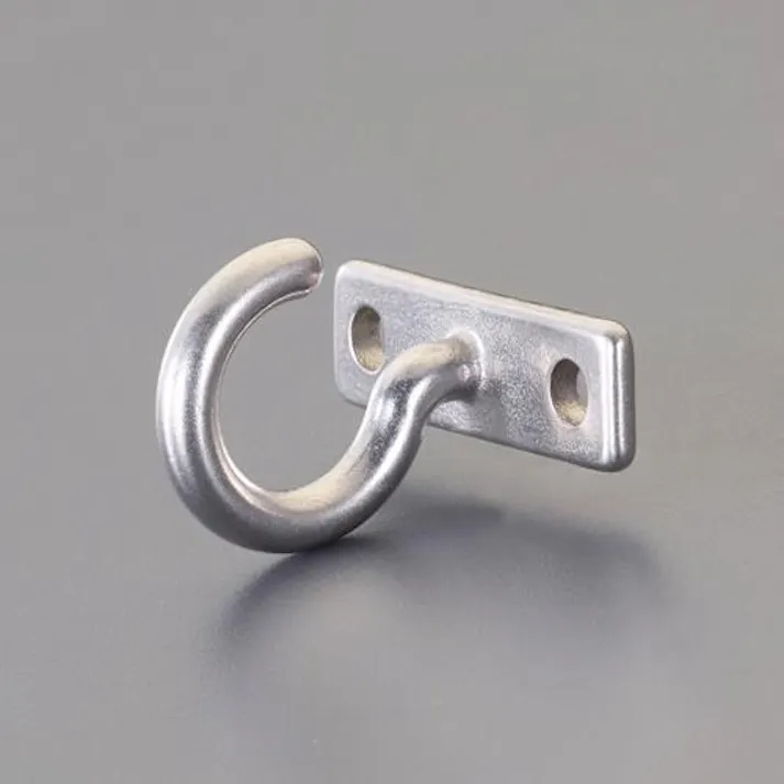 ESCO 10mm/ 18x58mm プレートフック(ステンレス製) EA638AC-56 4550061708446(CDC)【別送品】