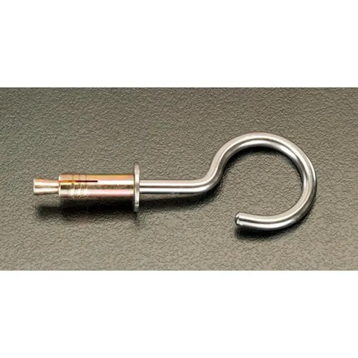 ESCO M8 吊りフック/アンカー付(ステンレス/スチール製) EA638MG-42 4550061730140(CDC)【別送品】