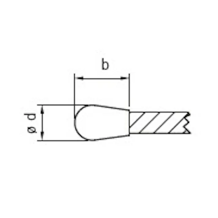 ワイヤーロープキャップ(10個) φ2 EA628SX-2 4550061750322【別送品】