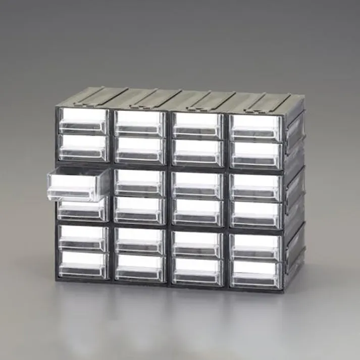 連結収納(引出し) 225x133x169mm/4列 6段 EA661CM-21 4550061754054【別送品】