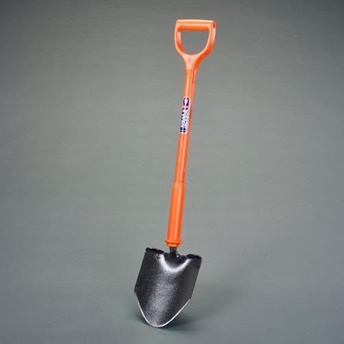 絶縁ショベル(先丸・グラスファイバー) 190x240x950mm EA650BY-11 4550061756850【別送品】