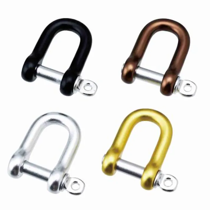 ESCO 70kg/8mm シャックル(アルミ製/ブラック) EA638GM-42 4550061775493(CDC)【別送品】