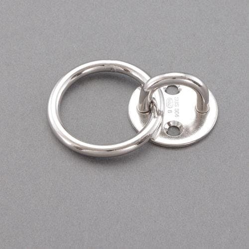 アイプレート丸カン(ステンレス製) 8mm EA638M-48 4550061791608【別送品】