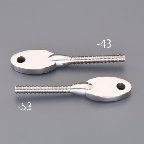 止め金具(右・雄ねじ/ステンレス製) M8x32mm EA638RT-42 4550061813294【別送品】