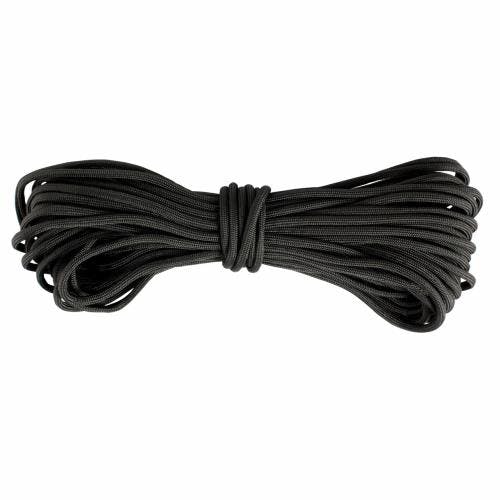 パラシュートコード(黒) φ4.0mmx15.2m EA628BR-51 4550061825785【別送品】