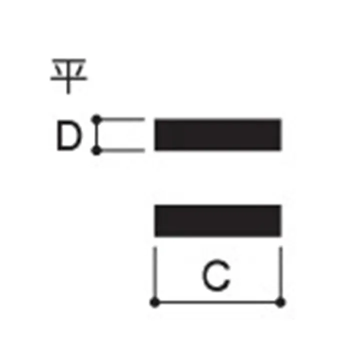 火造箸(平型) 20x80x600mm EA627MJ-5 4550061839980【別送品】