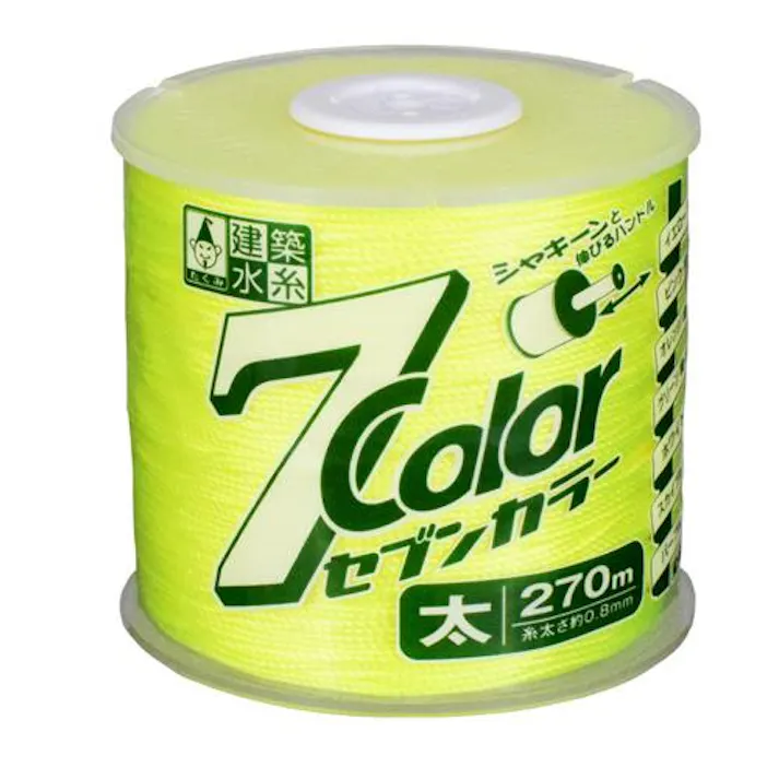 たくみ φ0.8mmx270m 蛍光水糸(イエロー/ハンドル付) EA628AS-81 4550061873663(CDC)【別送品】
