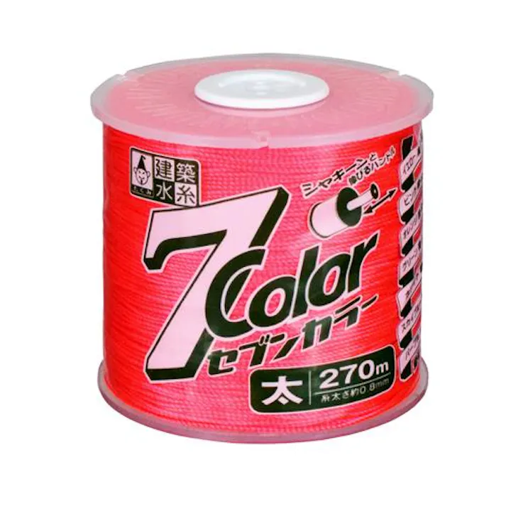 たくみ φ0.8mmx270m 蛍光水糸(ピンク/ハンドル付) EA628AS-82 4550061873670(CDC)【別送品】