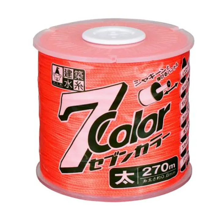 たくみ φ0.8mmx270m 蛍光水糸(オレンジ/ハンドル付) EA628AS-83 4550061873687(CDC)【別送品】