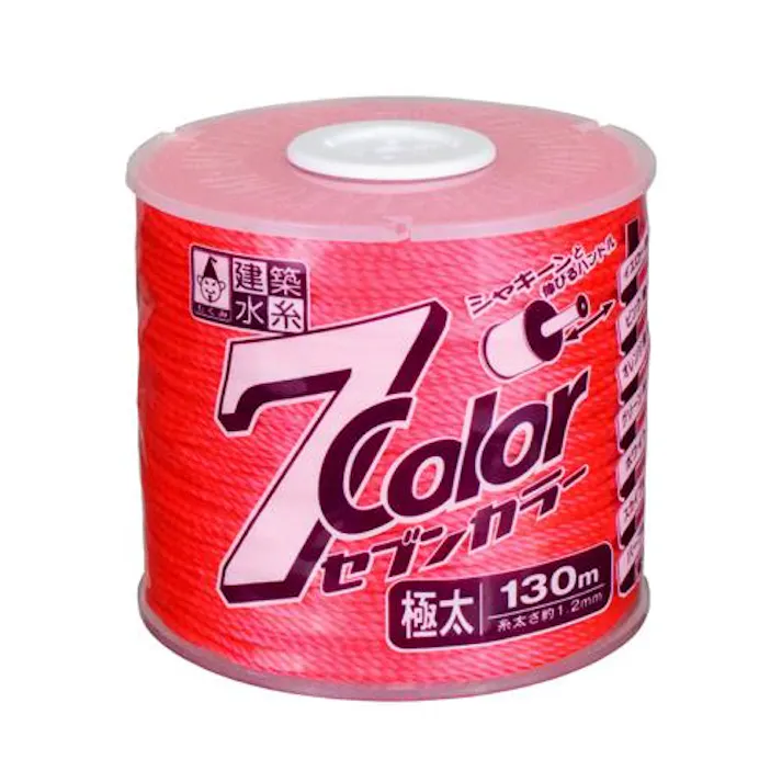 たくみ 蛍光水糸(ピンク/ハンドル付) φ1.2mmx130m EA628AS-92 4550061873724【別送品】