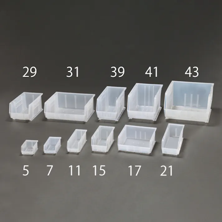 パーツトレー(重ね型/クリア) 140x276x127mm EA661EA-15 4550061880418【別送品】