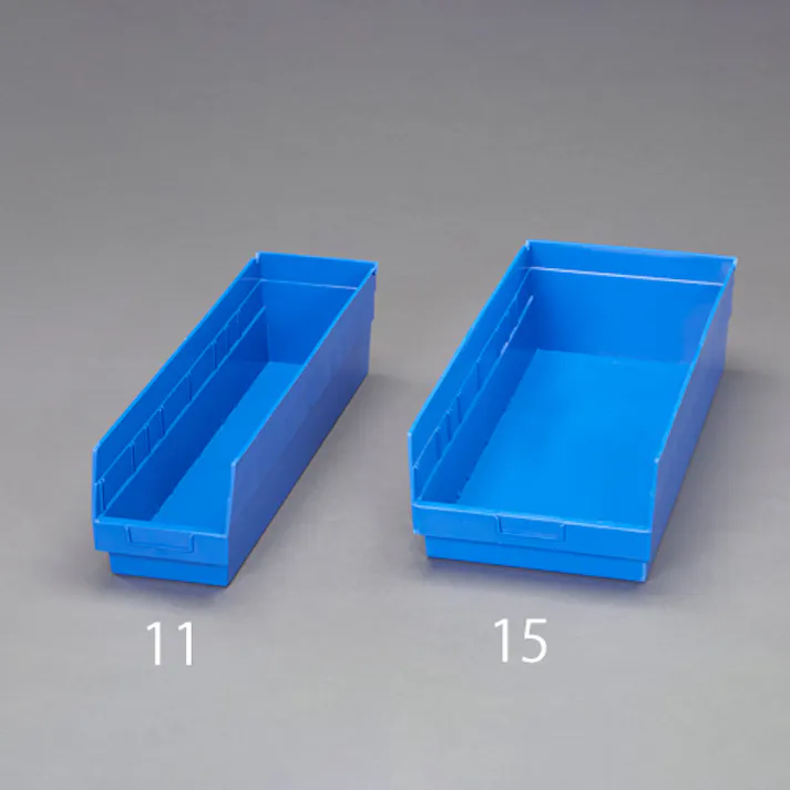 パーツトレー/ラック棚用(青/8個) 168x600x152mm EA661ED-12 4550061880937【別送品】