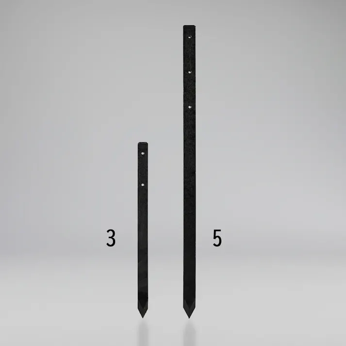大研化成工業 角杭(穴あり) 55x55x900mm EA628ZW-3 4550061884461【別送品】