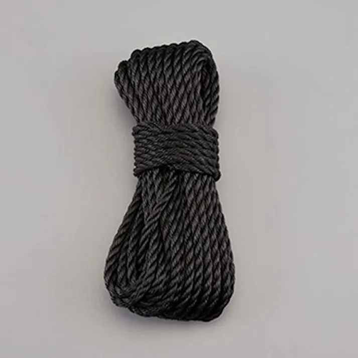 ESCO 5mmx 10m ポリエチレンロープ(三つ打ち/黒 EA628MT-26 4550061990827(CDC)【別送品】