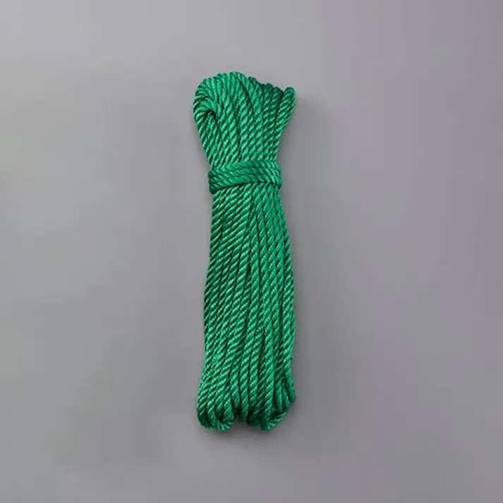 PPロープ(緑) 3.0mmx10m EA628PR-24 4550061995976【別送品】
