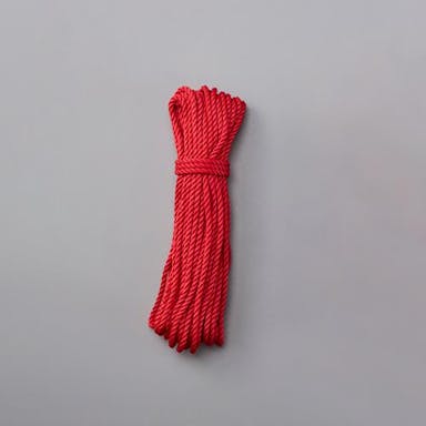 ESCO  5.0mmx 10m PPロープ(赤) EA628PR-25 4550061995983(CDC)【別送品】