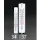 温度計(白) 180x26mm EA728G-34 4518340136441【別送品】