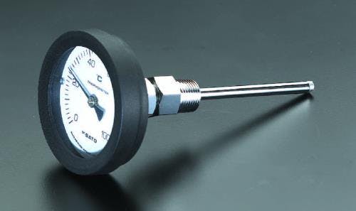 佐藤計量器製作所 バイメタル式温度計 0-200℃/150mm EA727A-18 4518340142510【別送品】