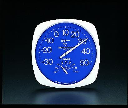 佐藤計量器製作所 温度・湿度計 285x285x35mm EA728EB-2 4518340151277【別送品】