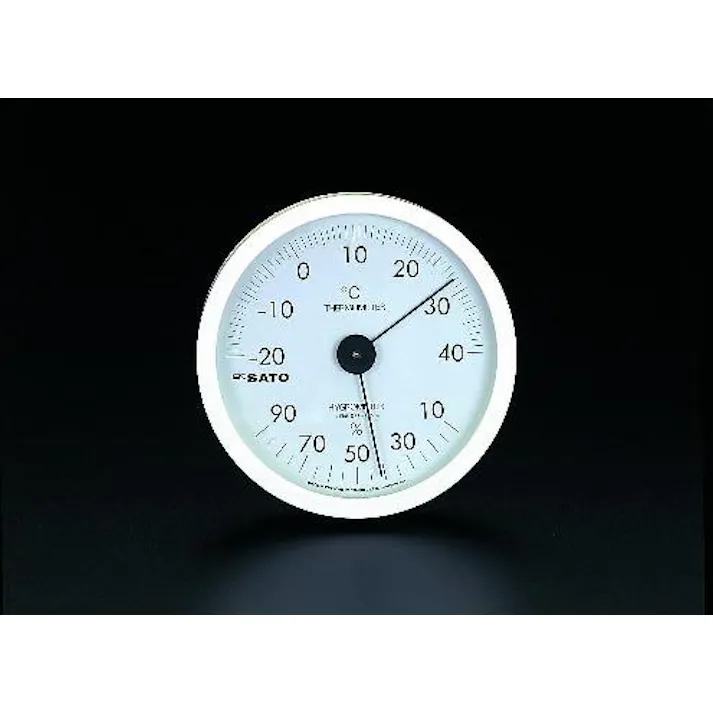 佐藤計量器製作所 φ130mm 温度・湿度計 EA728EB-4 4518340151291(CDC)【別送品】