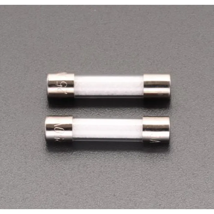 ESCO 250Vx0.5A/φ 6.4mm 管ヒューズ(消弧剤入/2本) EA758ZZ-21 4518340237872(CDC)【別送品】