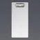 クリップボード(アルミ製) 100x220mm/伝票サイズ EA762DA-5 4518340253087【別送品】