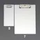 クリップボード(アルミ製) 100x220mm/伝票サイズ EA762DA-5 4518340253087【別送品】