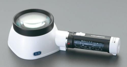 ルーペ(ライト付) x3.5/80mm EA756AG-10A 4518340289505【別送品】