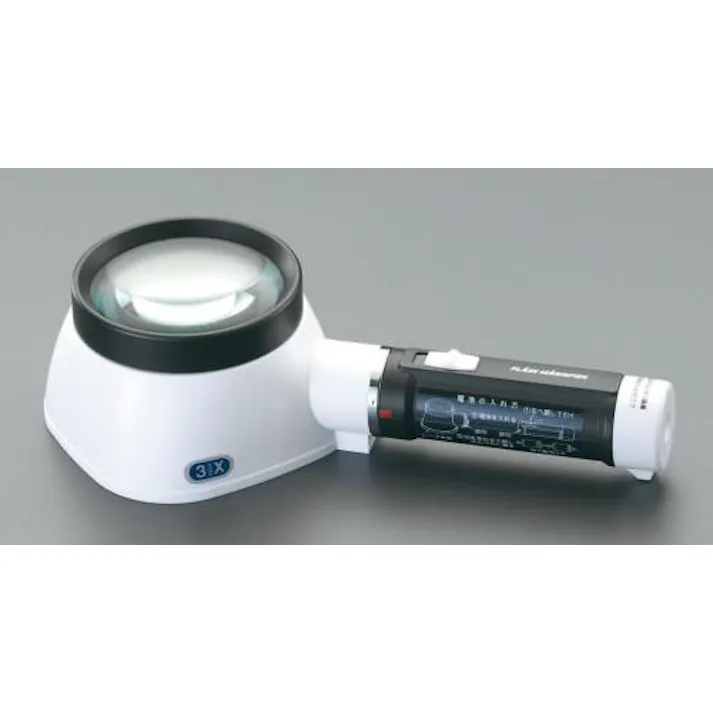 ルーペ(ライト付) x3.5/80mm EA756AG-10A 4518340289505【別送品】