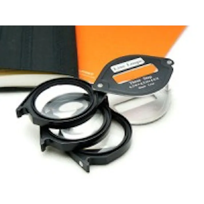 ポケットルーペ(3枚組) x4.5/x8/x12/36mm EA756AA-19A 4518340289543【別送品】