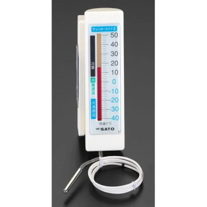 佐藤計量器製作所 -40゚C~ 50゚C 冷蔵庫温度計 EA722CB-10 4518340341098(CDC)【別送品】