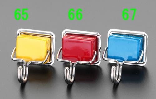 シンワ測定 フック(マグネット付/青) 33x26x15mm/2.0kg EA762FG-67 4518340403512【別送品】