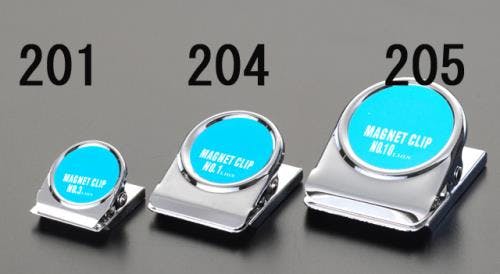 ライオン事務器(LION) クリップ(マグネット付/青) 40x51mm EA762FG-204 4518340403567【別送品】