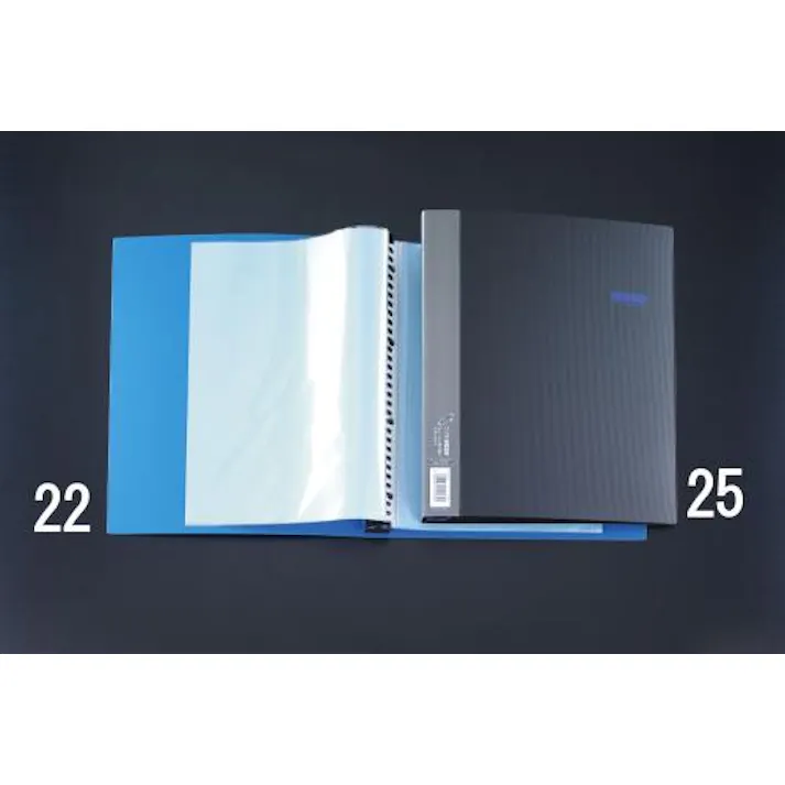 ライオン事務器(LION) A4 クリアーバインダー(青) EA762CC-22 4518340408616(CDC)【別送品】