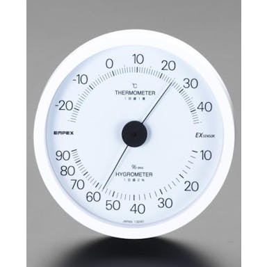エンペックス気象計(EMPEX) 140mm 温度･湿度計 [白] EA728EB-31 4518340446694(CDC)【別送品】