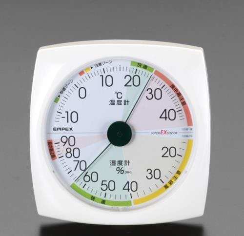 エンペックス気象計(EMPEX) 温度・湿度計 130mm EA728EB-39 4518340446779【別送品】