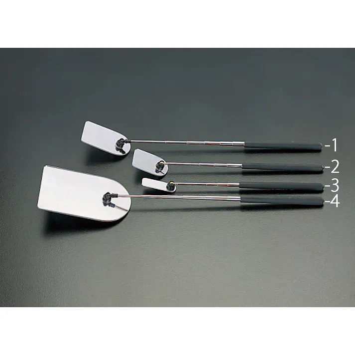 点検ミラー(伸縮柄) 102x152mm/250-890mm EA724CB-4 4518340535947【別送品】