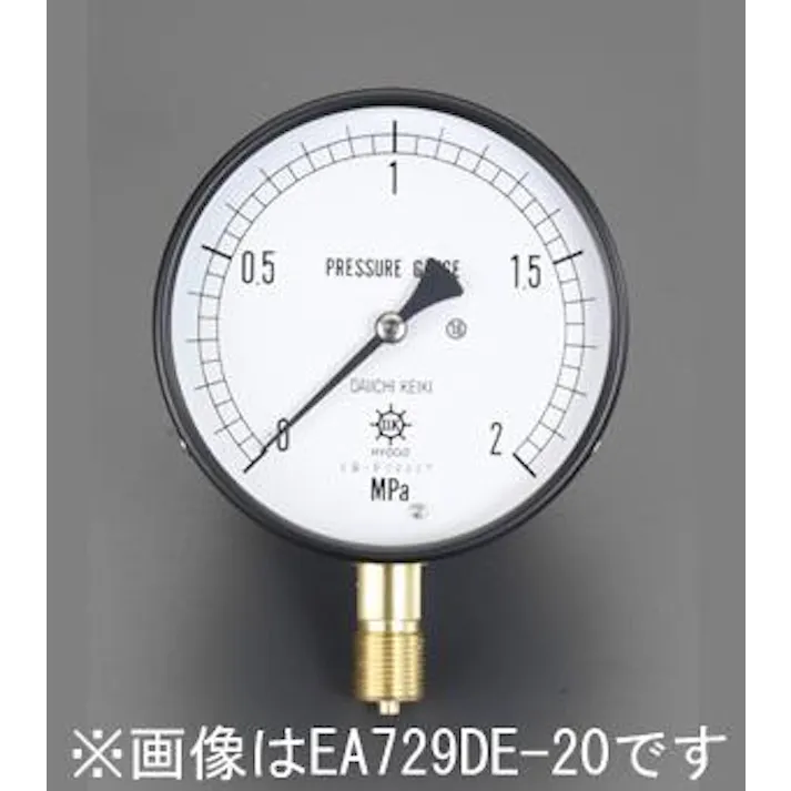 ESCO G 3/8"/100mm/0-3.0MPa 圧力計 EA729DF-30 4518340629004(CDC)【別送品】