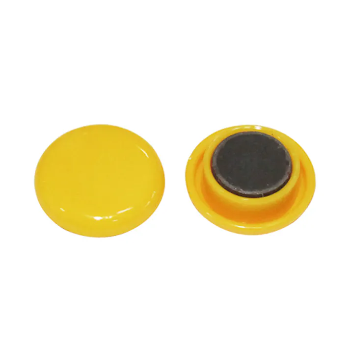 マグネット(黄/6個) φ20mm EA762FG-17 4518340699724【別送品】