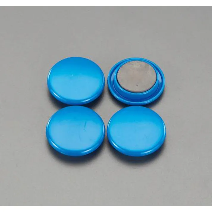 ESCO φ40mm マグネット(青/4個) EA762FG-36 4518340699809(CDC)【別送品】