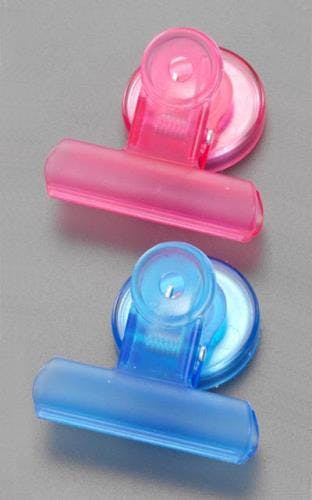 クリップ(マグネット付/赤・青) EA762FG-98 4518340700253【別送品】