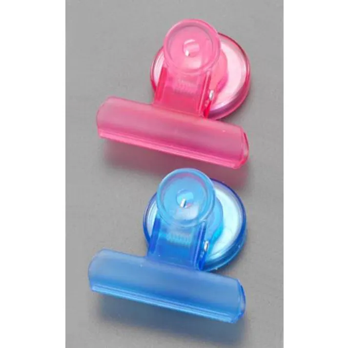 クリップ(マグネット付/赤・青) EA762FG-98 4518340700253【別送品】