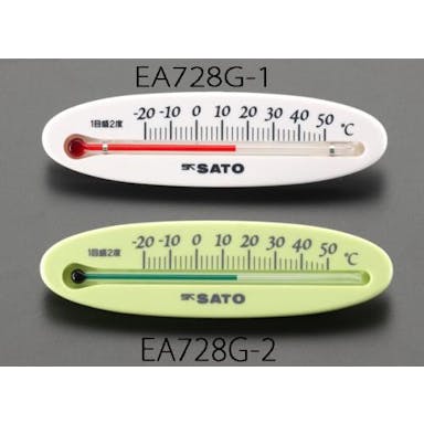 佐藤計量器製作所 108x30mm 温度計(ホワイト) EA728G-1 4518340742734(CDC)【別送品】