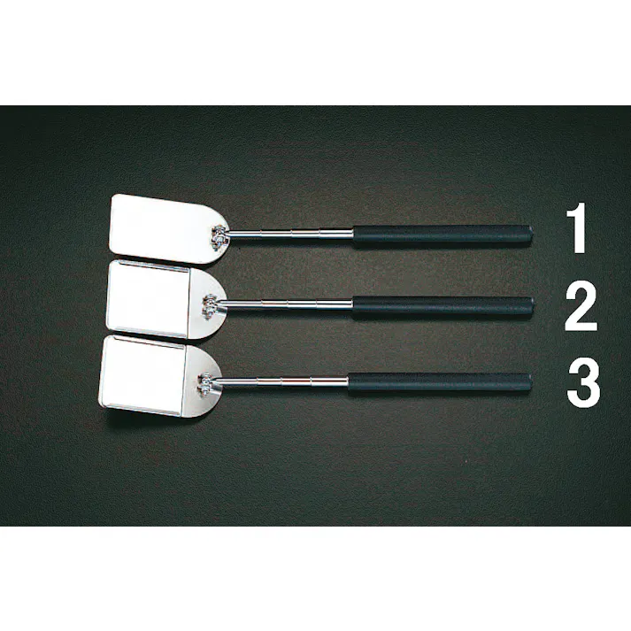 点検ミラー(伸縮型/3倍) 57x63mm/165-698mm EA724CH-2 4518340875043【別送品】