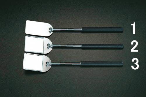 ミラー(伸縮型/ステンレス製) 50x95mm/165-698mm EA724CH-3 4518340875050【別送品】
