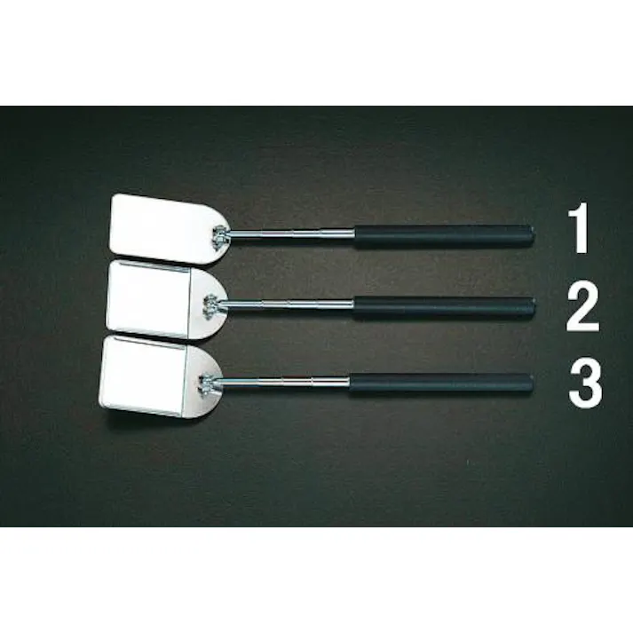 ミラー(伸縮型/ステンレス製) 50x95mm/165-698mm EA724CH-3 4518340875050【別送品】