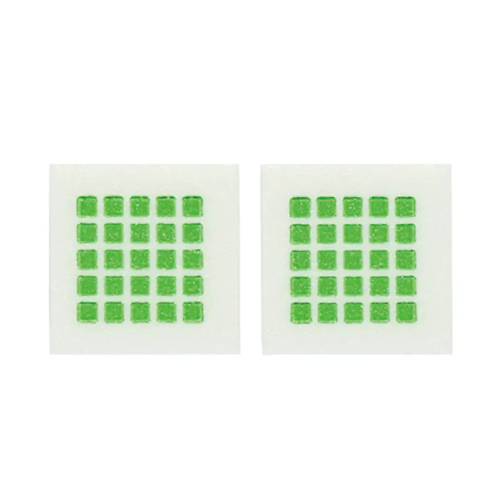 貼る画鋲/ワッポン(角型48個/緑) EA762FC-33 4518340925380【別送品】