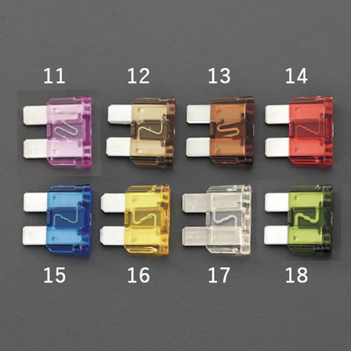 小糸製作所(KOITO) 自動車用平型ヒューズ(10個) 12・24V用 3A EA758ZS-11 4548745016574【別送品】