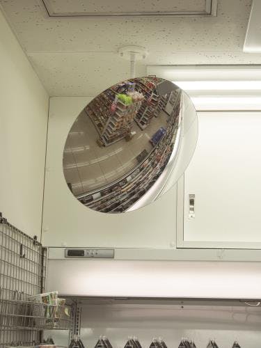 コミー(Komy) 凸面ミラー(アクリル製) φ280mm EA724ZK-21A 4548745098815【別送品】