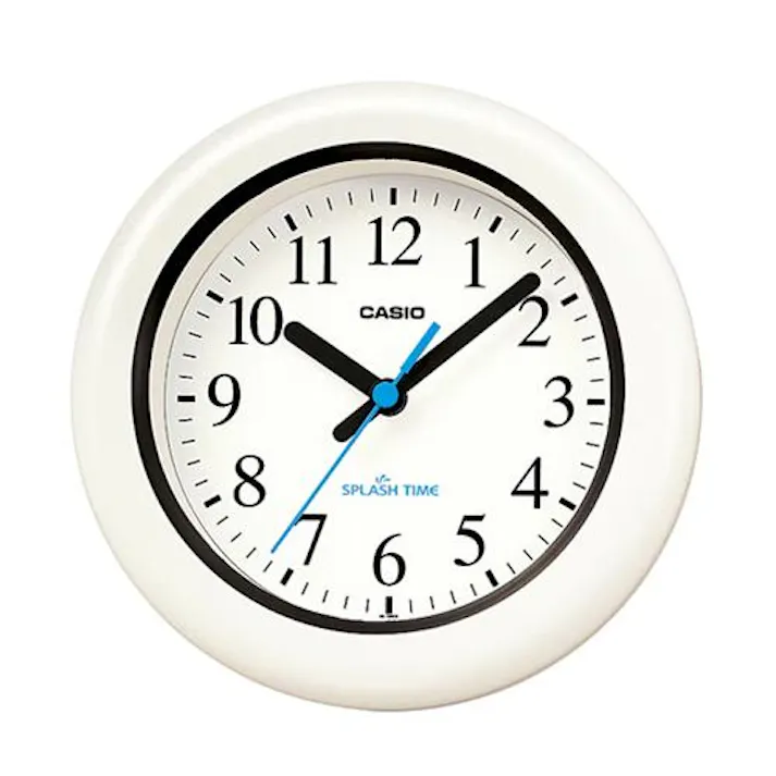 カシオ(CASIO) φ173mm 掛・置兼用時計(防湿・防塵/白) EA798CB-52 4548745147902(CDC)【別送品】